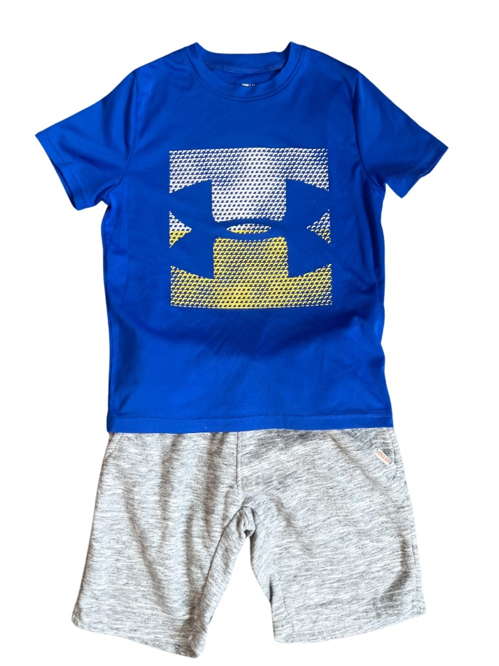 Boy's Bundle Weatherproof Vintage Sweatpants Shorts and Under Armour Tee size s